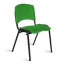 Ver imagem 1 de Cadeira Plástica Fixa A/E Verde Lara