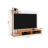 Rack Painel Tv 48 Polegadas Dubai - Branco/nature - 5