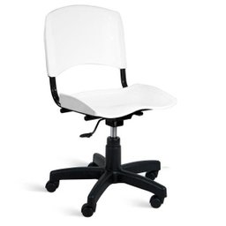 Cadeira Plástica Giratória A/E Branco Lara - 1