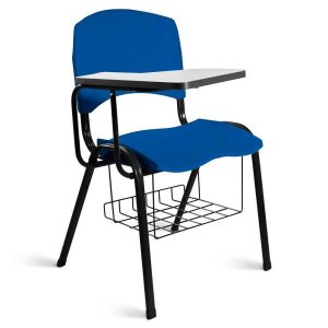 Cadeira Plástica Universitária A/E Azul Lara