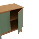 Ver imagem 4 de Aparador Kappesberg 4 Portas Canela/verde 156cm