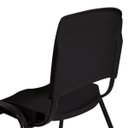 Ver imagem 3 de Cadeira Plástica Universitária Kit 10 A/E Preto Lara