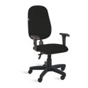 Ver imagem 1 de Cadeira Presidente Back System Braços Tecido Preto