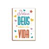 Kit 2 Placas Mdf Deixa Deus Colorir Sua Vida Decoração Fe22 - 6