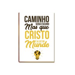Kit 2 Placas Mdf Deixa Deus Colorir Sua Vida Decoração Fe22 - 5