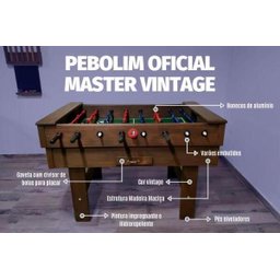 Mesa de Pebolim Oficial Master Vintage - 4