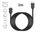 Ver imagem 3 de Cabo Hdmi 2m 2.0 19 Pinos Ethernet 3d 2 Metros 4k Ultra Hd
