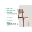 Ver imagem 5 de Mesa Sala 1593 + 4 Cad Lou Rose/Caramelo Carraro