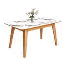 Ver imagem 3 de Mesa Retro 160 cm - Off White/Freijó