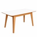 Ver imagem 2 de Mesa Retro 160 cm - Off White/Freijó