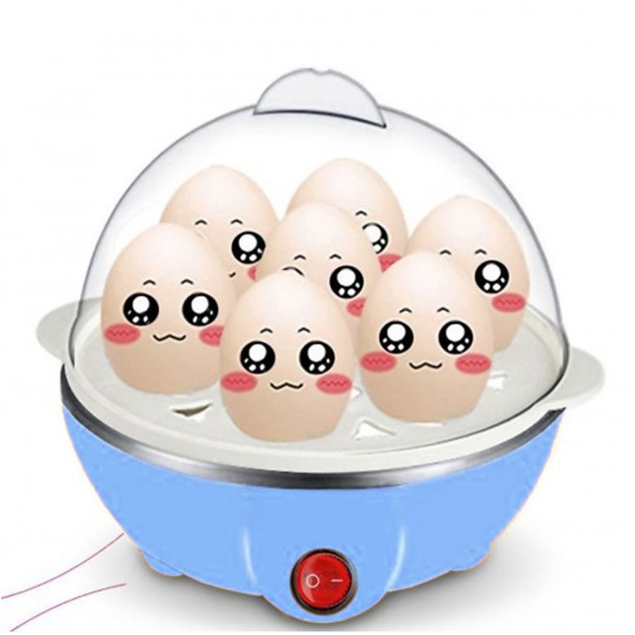 Cozedor Elétrico a Vapor de Ovos - Egg Cooker:rosa