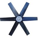 Ver imagem 1 de Hélice para Exaustor Diam. 270mm c/6 Pás em Nylon Preto 40° - 11mm - A