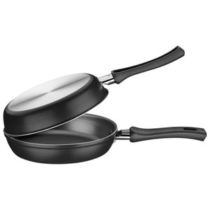 Omeleteira Loreto em Alumínio Antiaderente Starflon Max com Cabos Baquelite 20cm Grafite - 20123820 