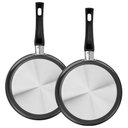 Ver imagem 3 de Omeleteira Loreto em Alumínio Antiaderente Starflon Max com Cabos Baquelite 20cm Grafite - 20123820