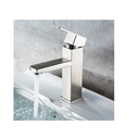 Ver imagem 3 de Torneira Misturador Monocomando Banheiro Lavabo Inox 304 Prata - Brinovar
