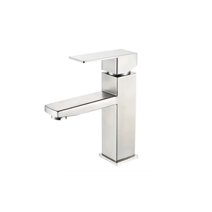 Torneira Misturador Monocomando Banheiro Lavabo Inox 304 Prata - Brinovar