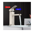 Ver imagem 4 de Torneira Misturador Monocomando Banheiro Lavabo Inox 304 Prata - Brinovar