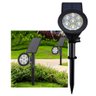Luminaria Solar Espeto Quintal Casa Jardim 7 Leds Iluminaçao Luz Externa Garagem Branco Frio - 1