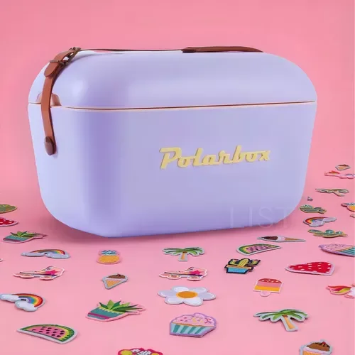 Caixa Termica Cooler Polarbox 12litros Bolsa 24hs Cor Lilás-marrom