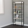 Estante Alta 5 Prateleiras Martinucci Iron IREA0818BBP Home Office Branca - 5