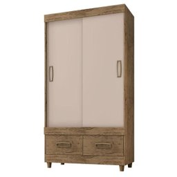 Guarda-Roupa 20022-89 2 Portas 2 Gavetas com Pés - 1