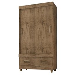 Guarda-Roupa 20022-89 2 Portas 2 Gavetas com Pés - 4