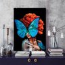Quadro Decorativo Mulher com Borboleta - 1
