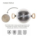 Ver imagem 6 de Jogo de Panelas Vanilla de Alumínio com Revestimento Cerâmico e Cabo de Baquelite - 4 Peças