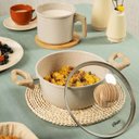 Ver imagem 3 de Jogo de Panelas Vanilla de Alumínio com Revestimento Cerâmico e Cabo de Baquelite - 4 Peças