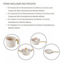 Ver imagem 7 de Jogo de Panelas Vanilla de Alumínio com Revestimento Cerâmico e Cabo de Baquelite - 4 Peças