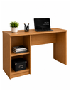 Ver imagem 6 de Escrivaninha Multifuncional 108cm com Nichos Laterais Home Office Cava - Nature