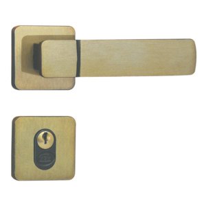 Fechadura Externa Roseta Aço 40mm MGM Capri