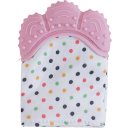 Ver imagem 1 de Mordedor Luvinha para Bebê Silicone e Poliéster Rosa