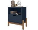 Ver imagem 2 de Mesa de Cabeceira Antares Azul Cobalto - Casa D