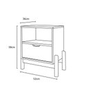 Ver imagem 5 de Mesa de Cabeceira Antares Azul Cobalto - Casa D