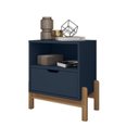 Ver imagem 1 de Mesa de Cabeceira Antares Azul Cobalto - Casa D