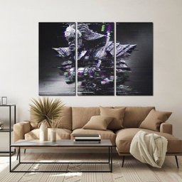 Kits 3 Quadros Decorativos Guerreiro Samurai - 3