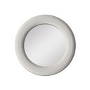 Ver imagem 1 de Espelho Decorativo Madrid Bouclê 90cm Redondo Off Whitte