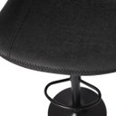 Ver imagem 6 de Kit 2 Banquetas Alta Estofada Para Bar Balcão Cozinha Americana Giratória Regulável Roma Com