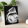Quadro Decorativo Tubarão com Dólar na Boca - 1
