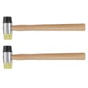 Ver imagem 1 de Martelo Luthier Intercambiavel Cabo Madeira Kit 2 Uni Montagem Manutençao Artesanato Reparo Moveis C
