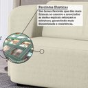 Ver imagem 6 de Sofá Living Orgânico Curvo 3 Lugares 200cm Castries Yescasa
