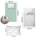 Ver imagem 4 de Jogo de Cama de Solteiro 200 Fios Fiori - Iris (7485)