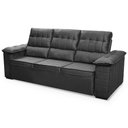 Ver mais imagens de Sofá Retrátil Reclinável 230cm 4 Lugares com Molas Quantum King House
