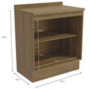 Ver imagem 2 de Balcão de Cozinha Balcão 2 Portas 80cm com Tampo Botanic Kappesberg