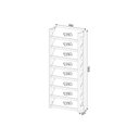 Ver imagem 2 de Armário Sapateira Quarto Sapateira AZ1006 8 Prateleiras Amêndoa/Branco - Tecno Mobili