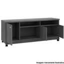 Ver imagem 2 de Rack Bancada para Tv de até 70" 3 Portas Dalva Off White/jequitiba