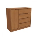 Ver imagem 2 de Cômoda Kappesberg 4 Gavetas 1 Porta R260 Cor Canela