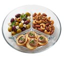 Ver imagem 2 de Petisqueira de Vidro Corallo com 3 Divisórias Servir Patês e Snacks 280ml