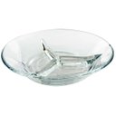 Ver imagem 1 de Petisqueira de Vidro Corallo com 3 Divisórias Servir Patês e Snacks 280ml